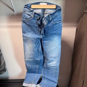 Abercrombie & Fitch Denim Blue Straight Jeans